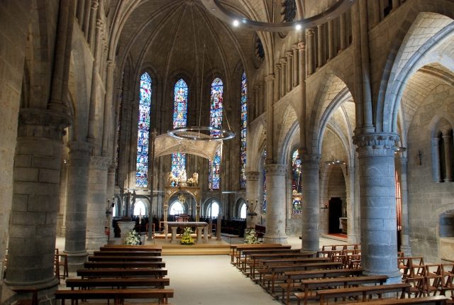 La impresionante colegiata de Roncesvalles
